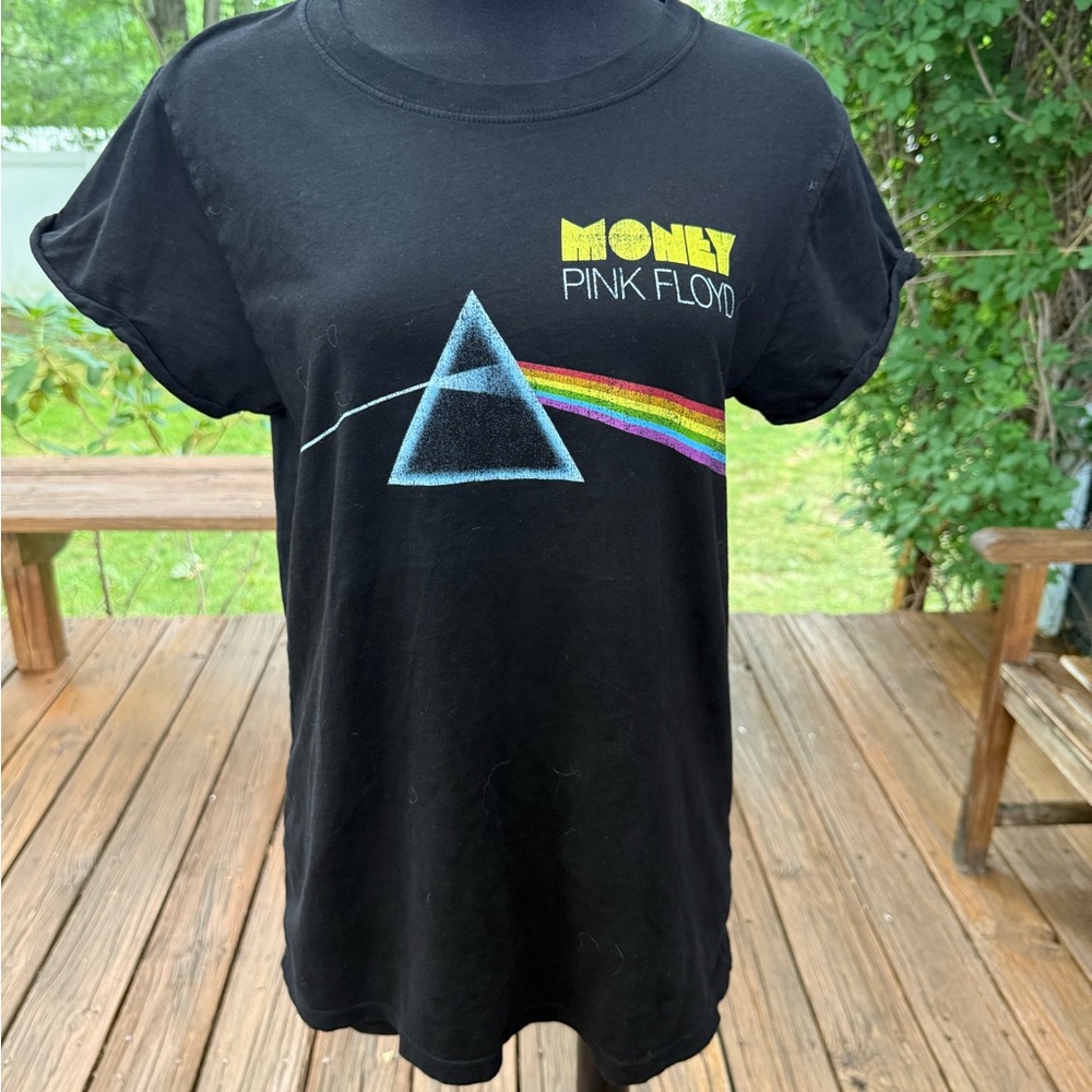Recycled Karma Pink Floyd Money Dark Side of the Moon Graphic T-Shirt Black M